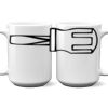 15 oz. NO MINIMUM Full Color Printed Ceramic Mug Thumbnail
