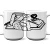 15 oz. NO MINIMUM Full Color Printed Ceramic Mug Thumbnail