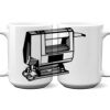 15 oz. NO MINIMUM Full Color Printed Ceramic Mug Thumbnail