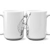 15 oz. NO MINIMUM Full Color Printed Ceramic Mug Thumbnail