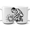 15 oz. NO MINIMUM Full Color Printed Ceramic Mug Thumbnail