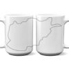 15 oz. NO MINIMUM Full Color Printed Ceramic Mug Thumbnail