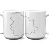 15 oz. NO MINIMUM Full Color Printed Ceramic Mug Thumbnail