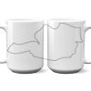 15 oz. NO MINIMUM Full Color Printed Ceramic Mug Thumbnail