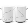15 oz. NO MINIMUM Full Color Printed Ceramic Mug Thumbnail