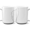 15 oz. NO MINIMUM Full Color Printed Ceramic Mug Thumbnail