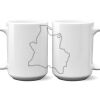 15 oz. NO MINIMUM Full Color Printed Ceramic Mug Thumbnail