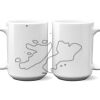 15 oz. NO MINIMUM Full Color Printed Ceramic Mug Thumbnail