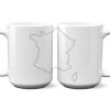 15 oz. NO MINIMUM Full Color Printed Ceramic Mug Thumbnail