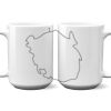 15 oz. NO MINIMUM Full Color Printed Ceramic Mug Thumbnail