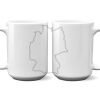 15 oz. NO MINIMUM Full Color Printed Ceramic Mug Thumbnail