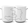 15 oz. NO MINIMUM Full Color Printed Ceramic Mug Thumbnail