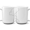 15 oz. NO MINIMUM Full Color Printed Ceramic Mug Thumbnail