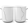 15 oz. NO MINIMUM Full Color Printed Ceramic Mug Thumbnail