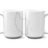 15 oz. NO MINIMUM Full Color Printed Ceramic Mug Thumbnail