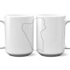 15 oz. NO MINIMUM Full Color Printed Ceramic Mug Thumbnail