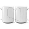 15 oz. NO MINIMUM Full Color Printed Ceramic Mug Thumbnail