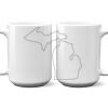 15 oz. NO MINIMUM Full Color Printed Ceramic Mug Thumbnail