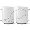 15 oz. NO MINIMUM Full Color Printed Ceramic Mug Thumbnail