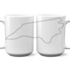 15 oz. NO MINIMUM Full Color Printed Ceramic Mug Thumbnail
