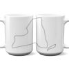 15 oz. NO MINIMUM Full Color Printed Ceramic Mug Thumbnail