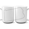 15 oz. NO MINIMUM Full Color Printed Ceramic Mug Thumbnail