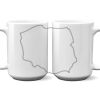 15 oz. NO MINIMUM Full Color Printed Ceramic Mug Thumbnail