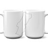 15 oz. NO MINIMUM Full Color Printed Ceramic Mug Thumbnail