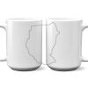 15 oz. NO MINIMUM Full Color Printed Ceramic Mug Thumbnail