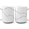 15 oz. NO MINIMUM Full Color Printed Ceramic Mug Thumbnail