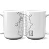 15 oz. NO MINIMUM Full Color Printed Ceramic Mug Thumbnail