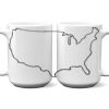 15 oz. NO MINIMUM Full Color Printed Ceramic Mug Thumbnail