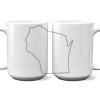 15 oz. NO MINIMUM Full Color Printed Ceramic Mug Thumbnail