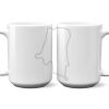 15 oz. NO MINIMUM Full Color Printed Ceramic Mug Thumbnail