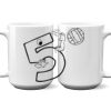 15 oz. NO MINIMUM Full Color Printed Ceramic Mug Thumbnail