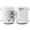 15 oz. NO MINIMUM Full Color Printed Ceramic Mug Thumbnail