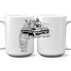 15 oz. NO MINIMUM Full Color Printed Ceramic Mug Thumbnail