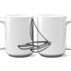 15 oz. NO MINIMUM Full Color Printed Ceramic Mug Thumbnail