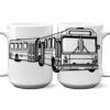 15 oz. NO MINIMUM Full Color Printed Ceramic Mug Thumbnail
