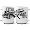 15 oz. NO MINIMUM Full Color Printed Ceramic Mug Thumbnail