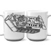 15 oz. NO MINIMUM Full Color Printed Ceramic Mug Thumbnail