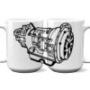 15 oz. NO MINIMUM Full Color Printed Ceramic Mug Thumbnail