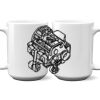 15 oz. NO MINIMUM Full Color Printed Ceramic Mug Thumbnail