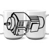 15 oz. NO MINIMUM Full Color Printed Ceramic Mug Thumbnail