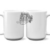 15 oz. NO MINIMUM Full Color Printed Ceramic Mug Thumbnail