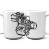 15 oz. NO MINIMUM Full Color Printed Ceramic Mug Thumbnail