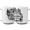 15 oz. NO MINIMUM Full Color Printed Ceramic Mug Thumbnail