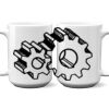 15 oz. NO MINIMUM Full Color Printed Ceramic Mug Thumbnail