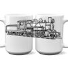 15 oz. NO MINIMUM Full Color Printed Ceramic Mug Thumbnail