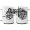 15 oz. NO MINIMUM Full Color Printed Ceramic Mug Thumbnail